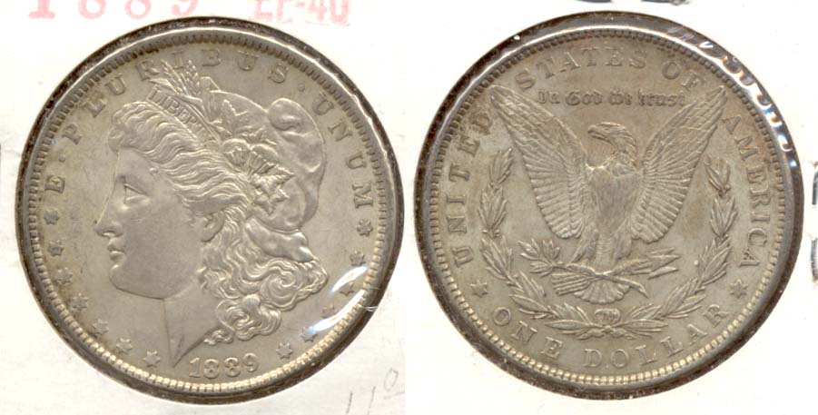 1889 Morgan Silver Dollar EF-40 g