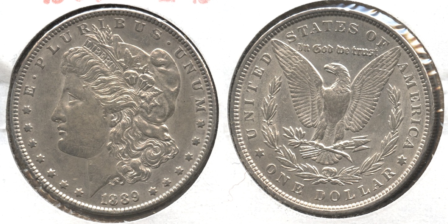 1889 Morgan Silver Dollar EF-45 #ar