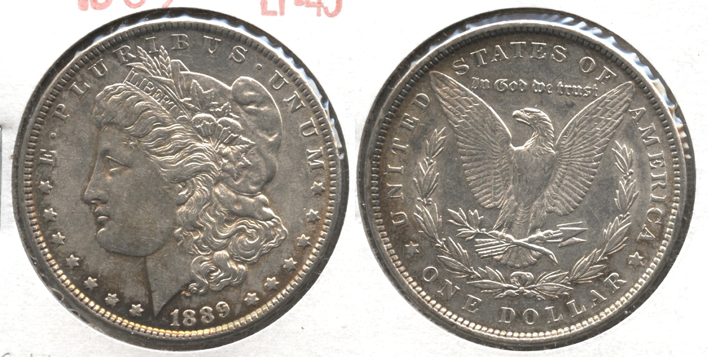 1889 Morgan Silver Dollar EF-45 #au