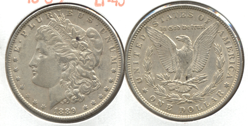 1889 Morgan Silver Dollar EF-45 q