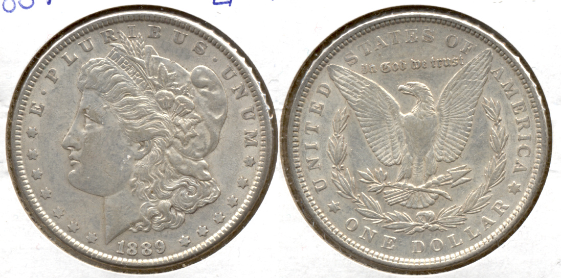 1889 Morgan Silver Dollar EF-45 u