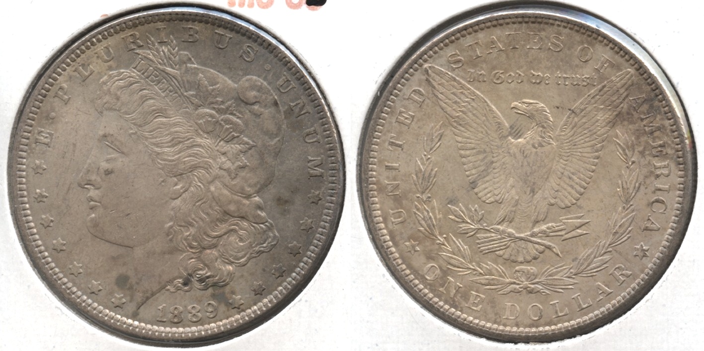 1889 Morgan Silver Dollar MS-63 #f