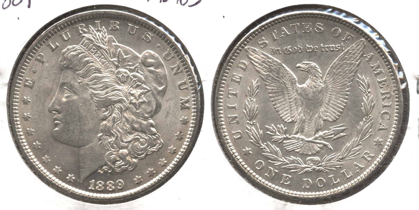1889 Morgan Silver Dollar MS-63 #k