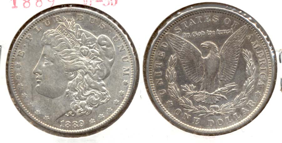 1889 Morgan Silver Dollar VF-30 a