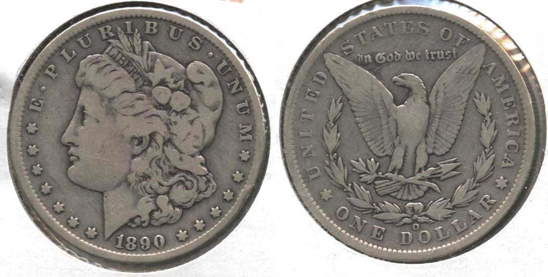 1890-O Morgan Silver Dollar VG-10 #b