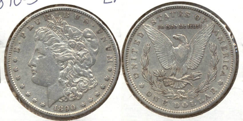 1890-S Morgan Silver Dollar EF-40