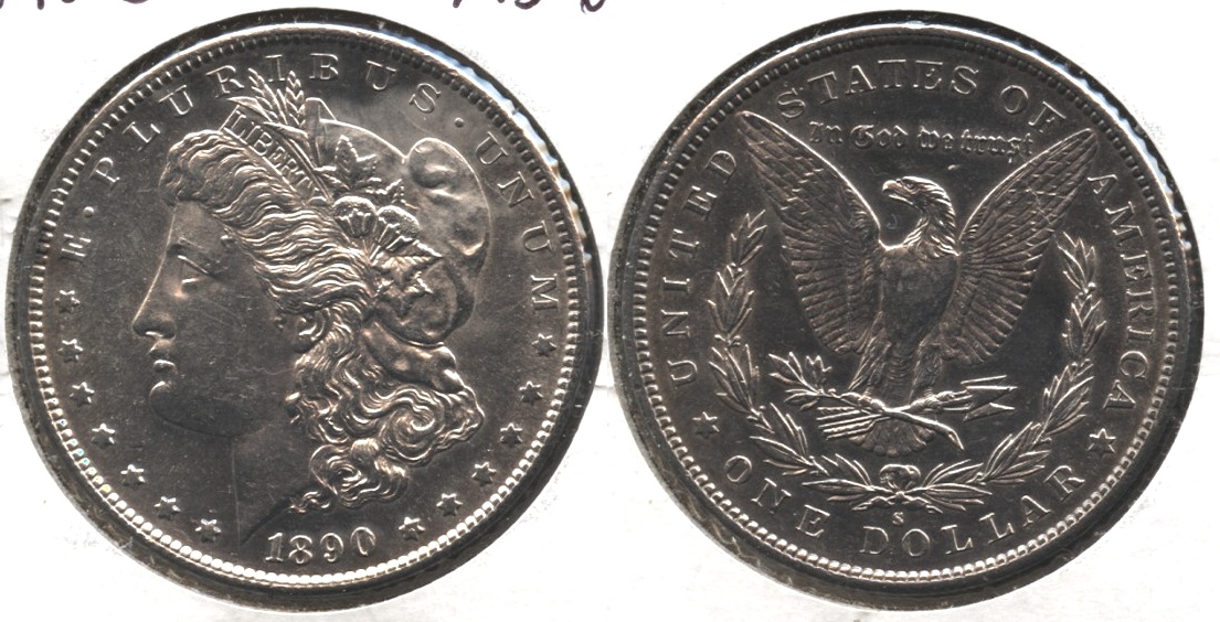 1890-S Morgan Silver Dollar MS-60 #c