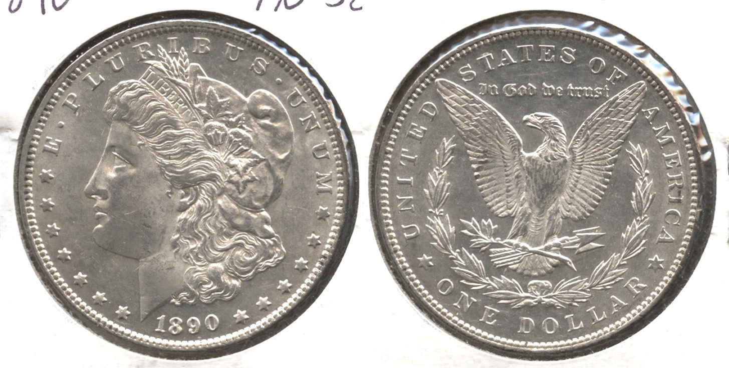1890 Morgan Silver Dollar AU-58