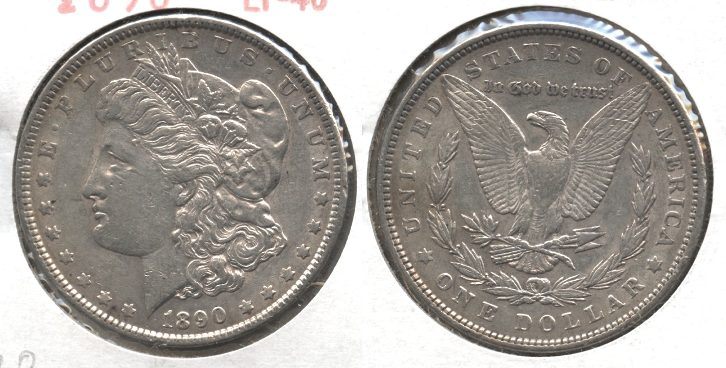 1890 Morgan Silver Dollar EF-40 #ao