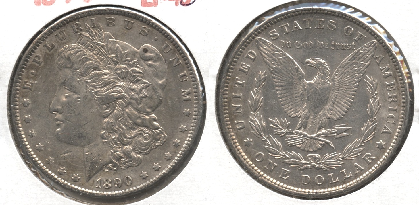 1890 Morgan Silver Dollar EF-40 #ar