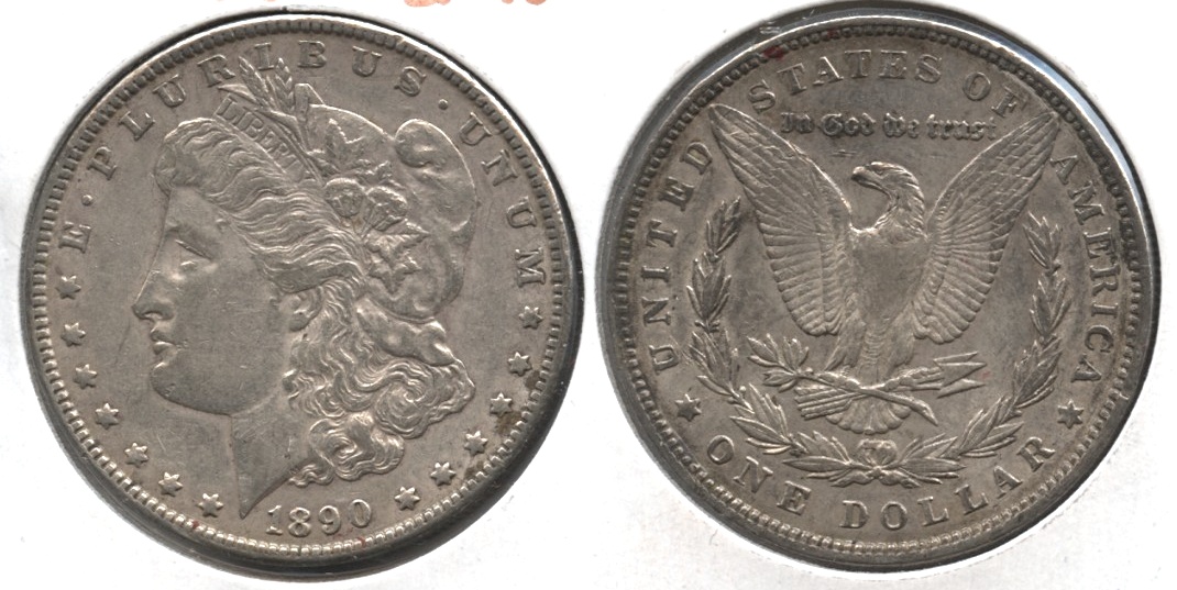 1890 Morgan Silver Dollar EF-40 #x