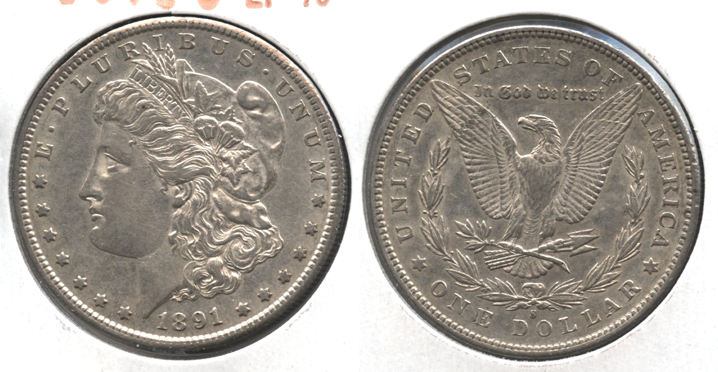 1891-S Morgan Silver Dollar EF-40 #q