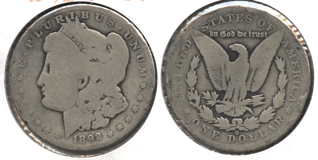 1892-O Morgan Silver Dollar AG-3