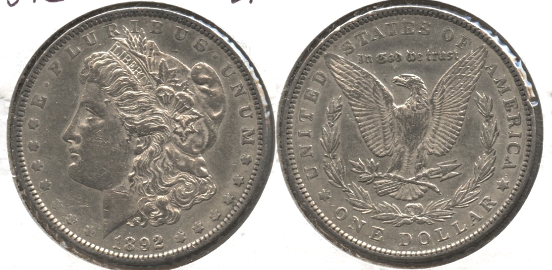 1892 Morgan Silver Dollar EF-40