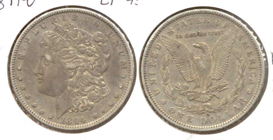 1894-O Morgan Silver Dollar EF-45