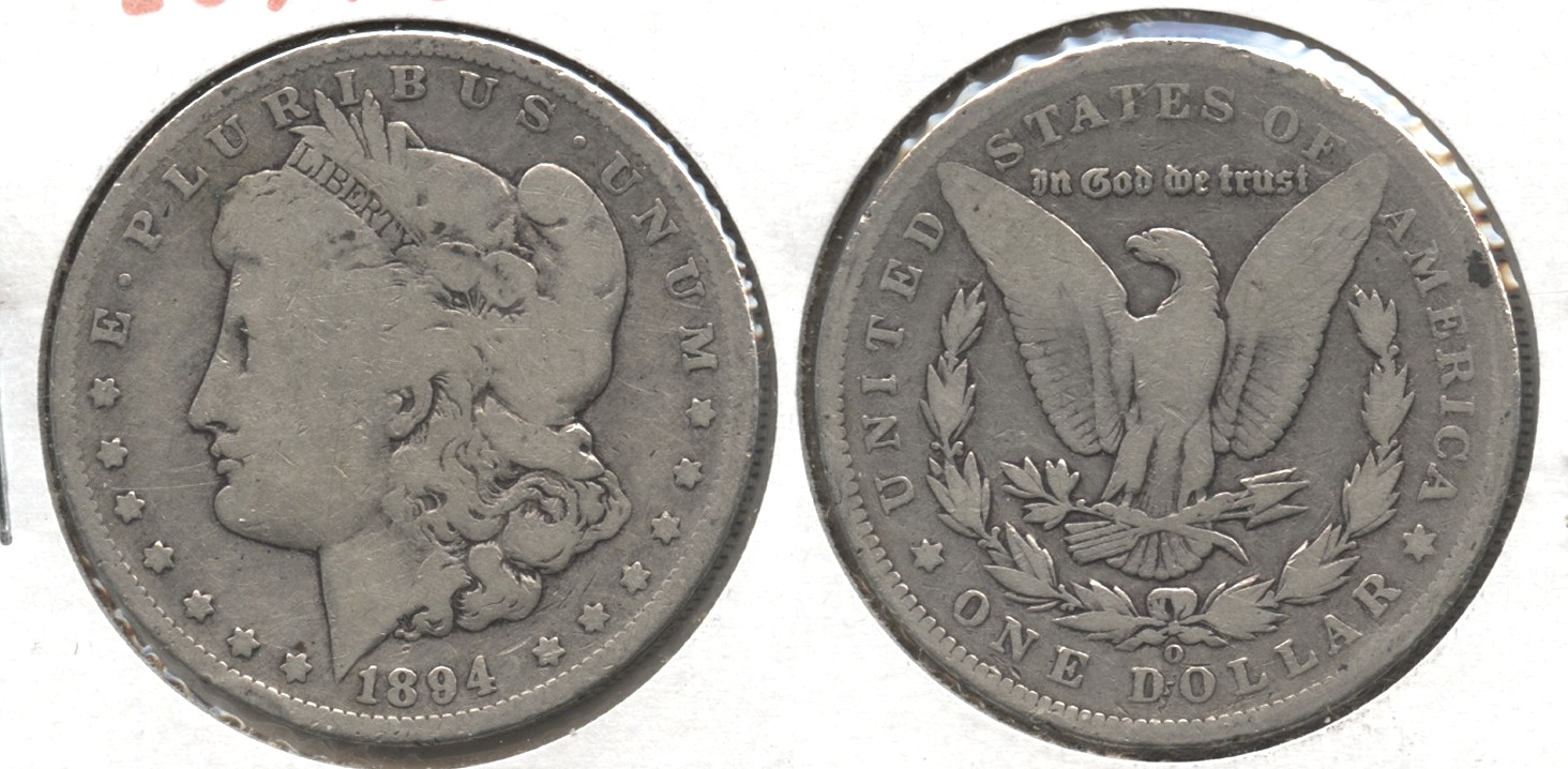 1894-O Morgan Silver Dollar Good-4 #l