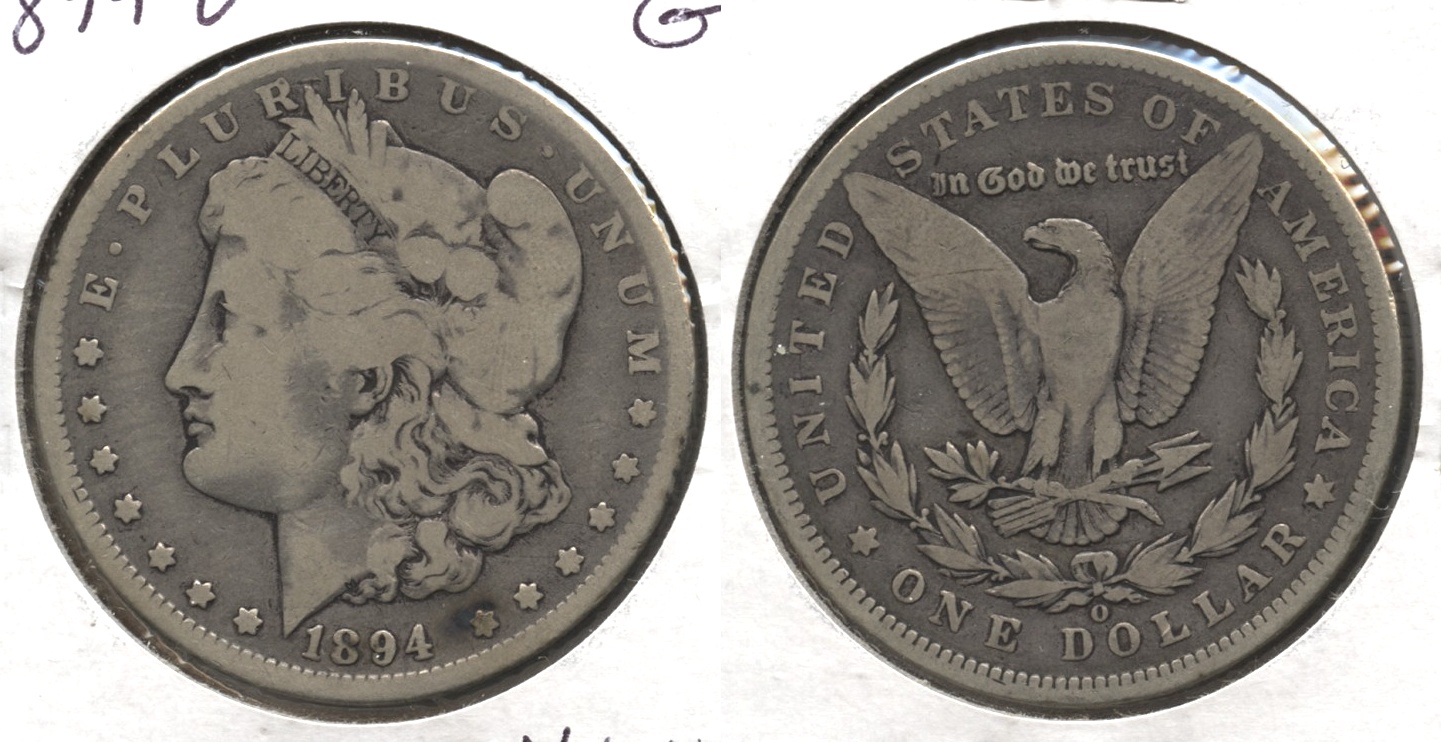1894-O Morgan Silver Dollar Good-4 #m