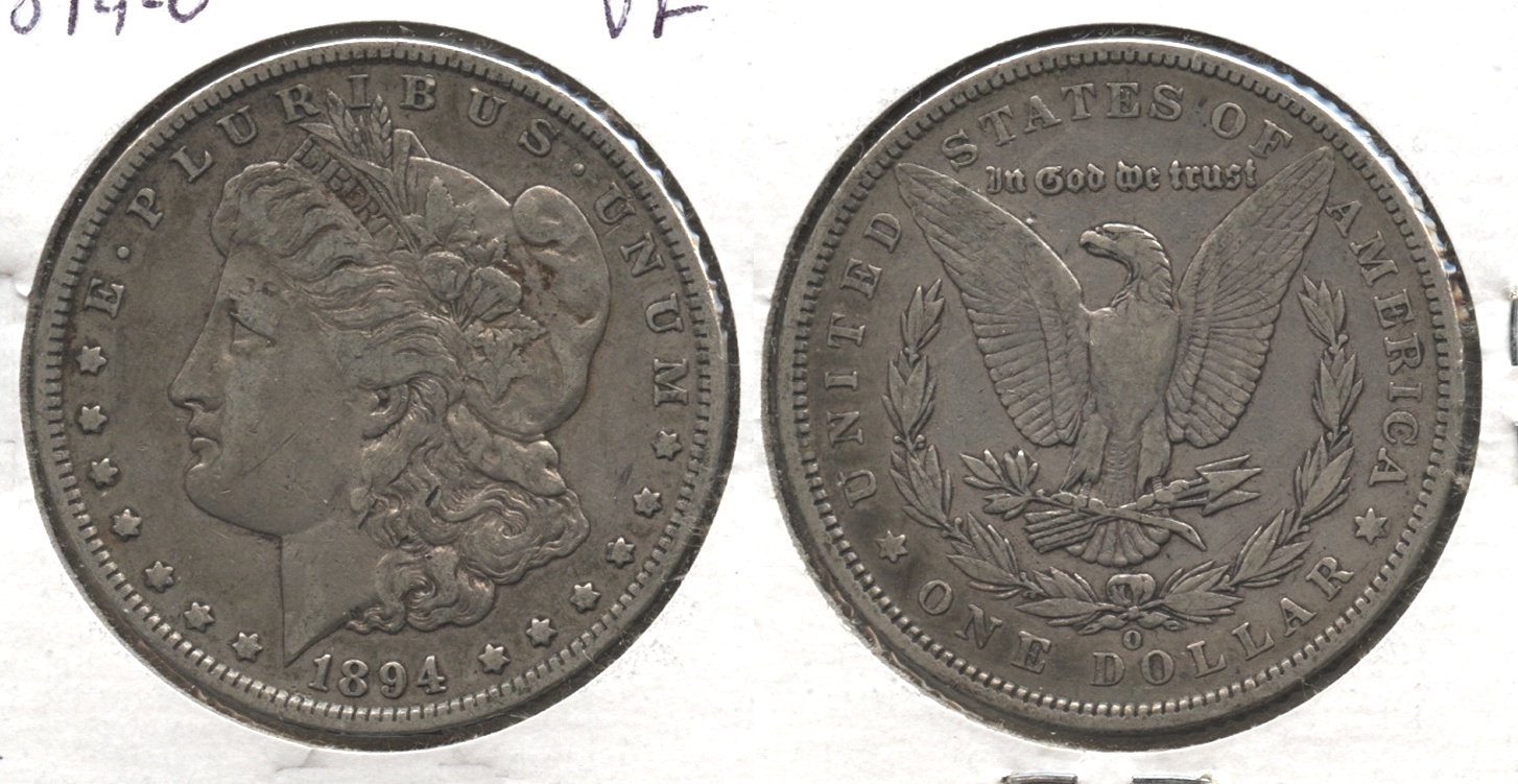 1894-O Morgan Silver Dollar VF-20 #j