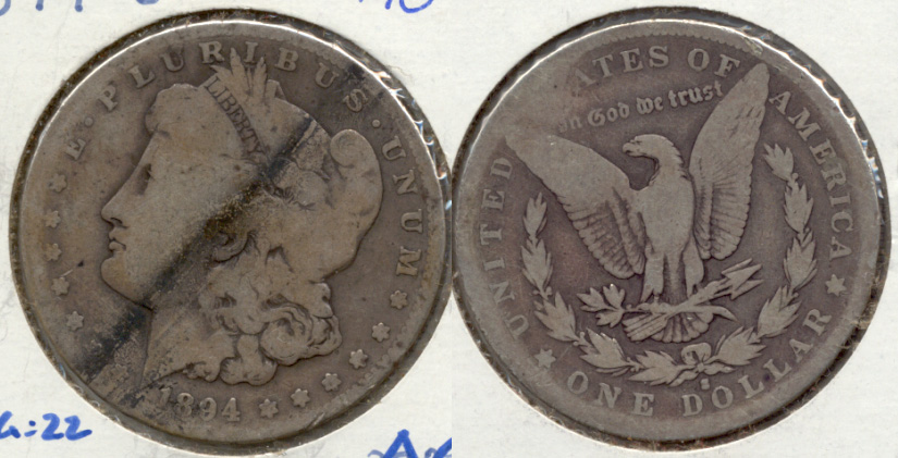 1894-S Morgan Silver Dollar AG-3