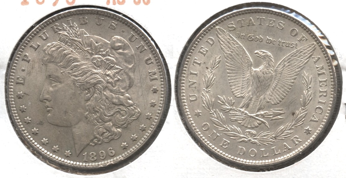 1896 Morgan Silver Dollar AU-50 #ay