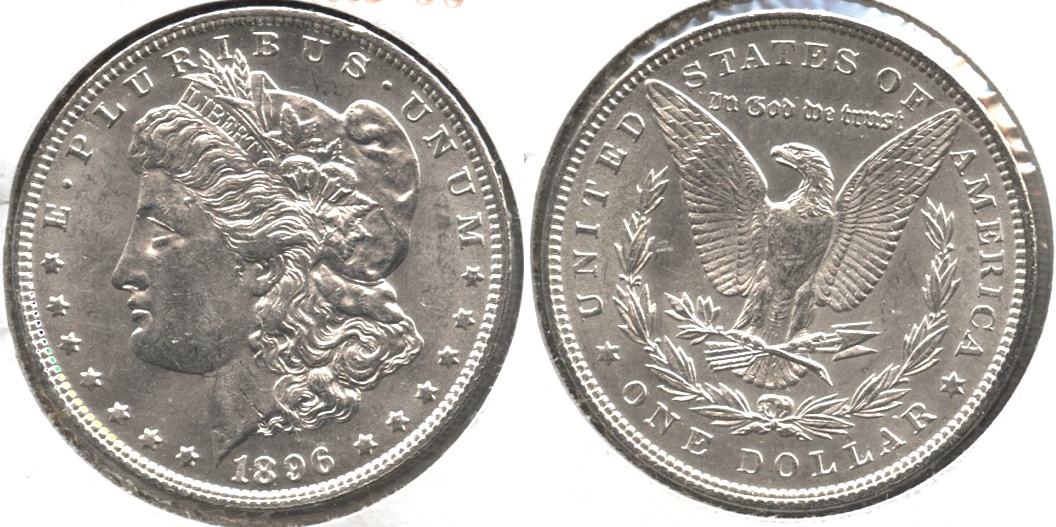 1896 Morgan Silver Dollar AU-55 #n