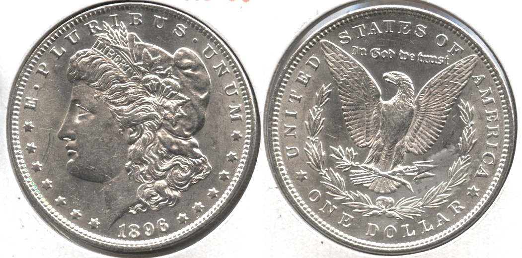 1896 Morgan Silver Dollar AU-55 #r