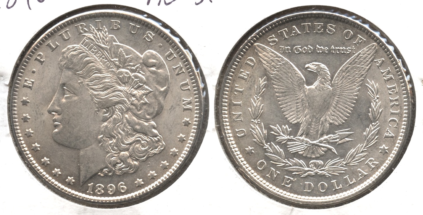 1896 Morgan Silver Dollar AU-58