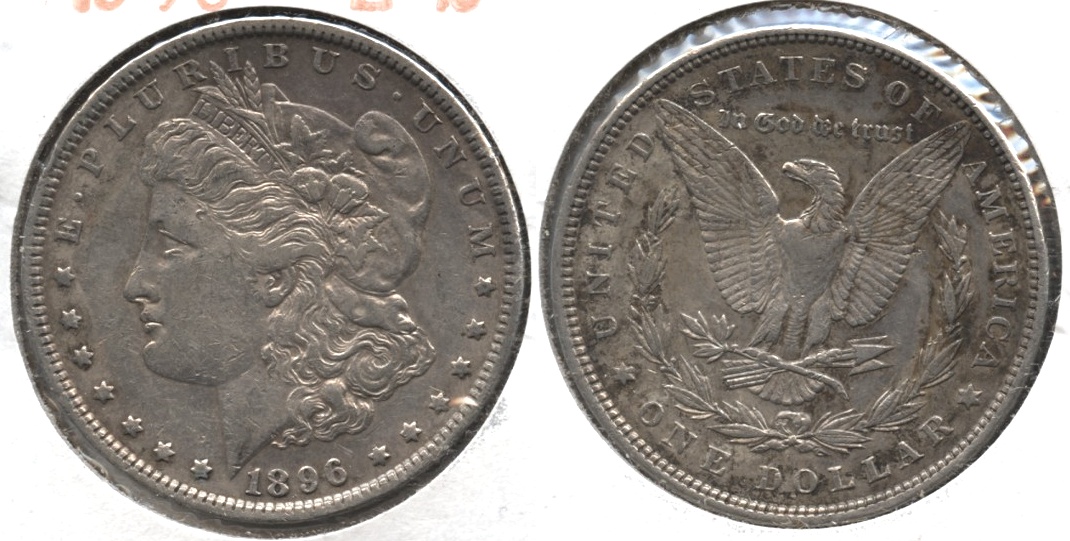 1896 Morgan Silver Dollar EF-40 #as