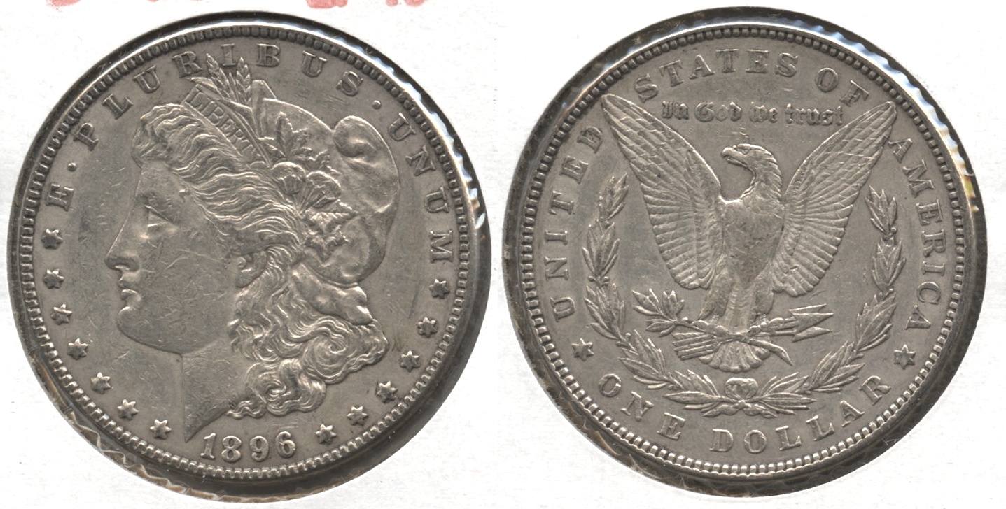 1896 Morgan Silver Dollar EF-40 #bc