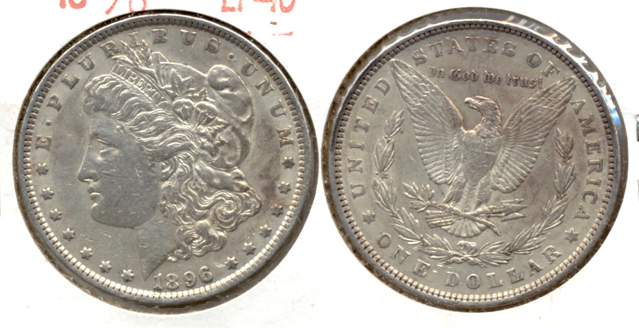 1896 Morgan Silver Dollar EF-40 l