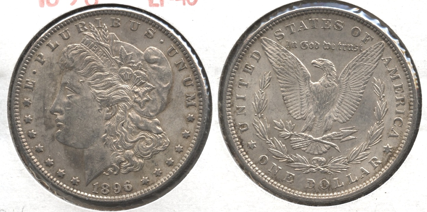 1896 Morgan Silver Dollar EF-45 #aw