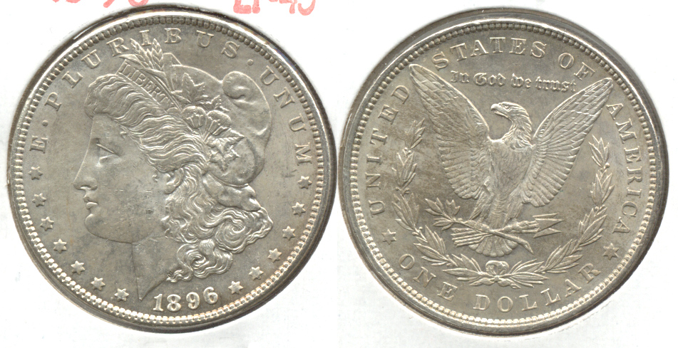 1896 Morgan Silver Dollar EF-45 o