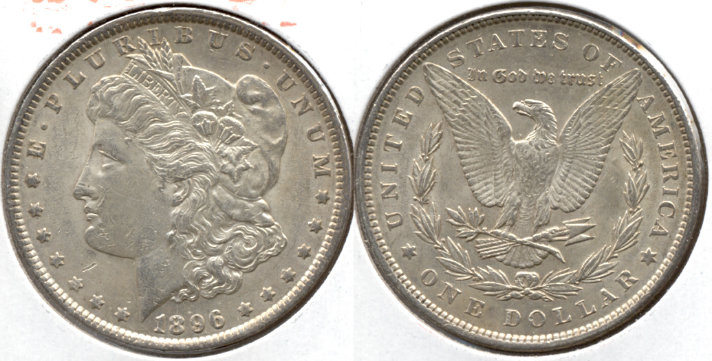 1896 Morgan Silver Dollar EF-45 y