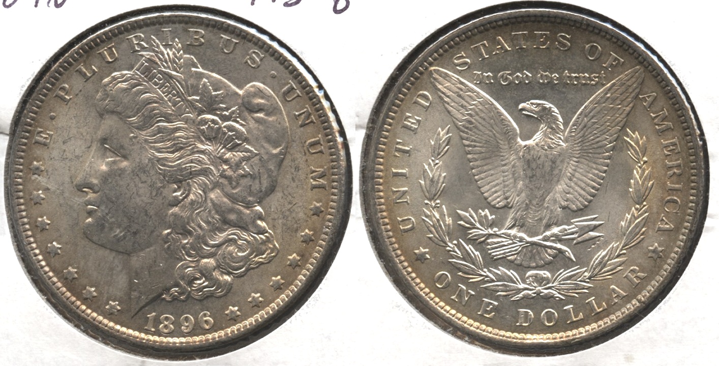 1896 Morgan Silver Dollar MS-62 #a
