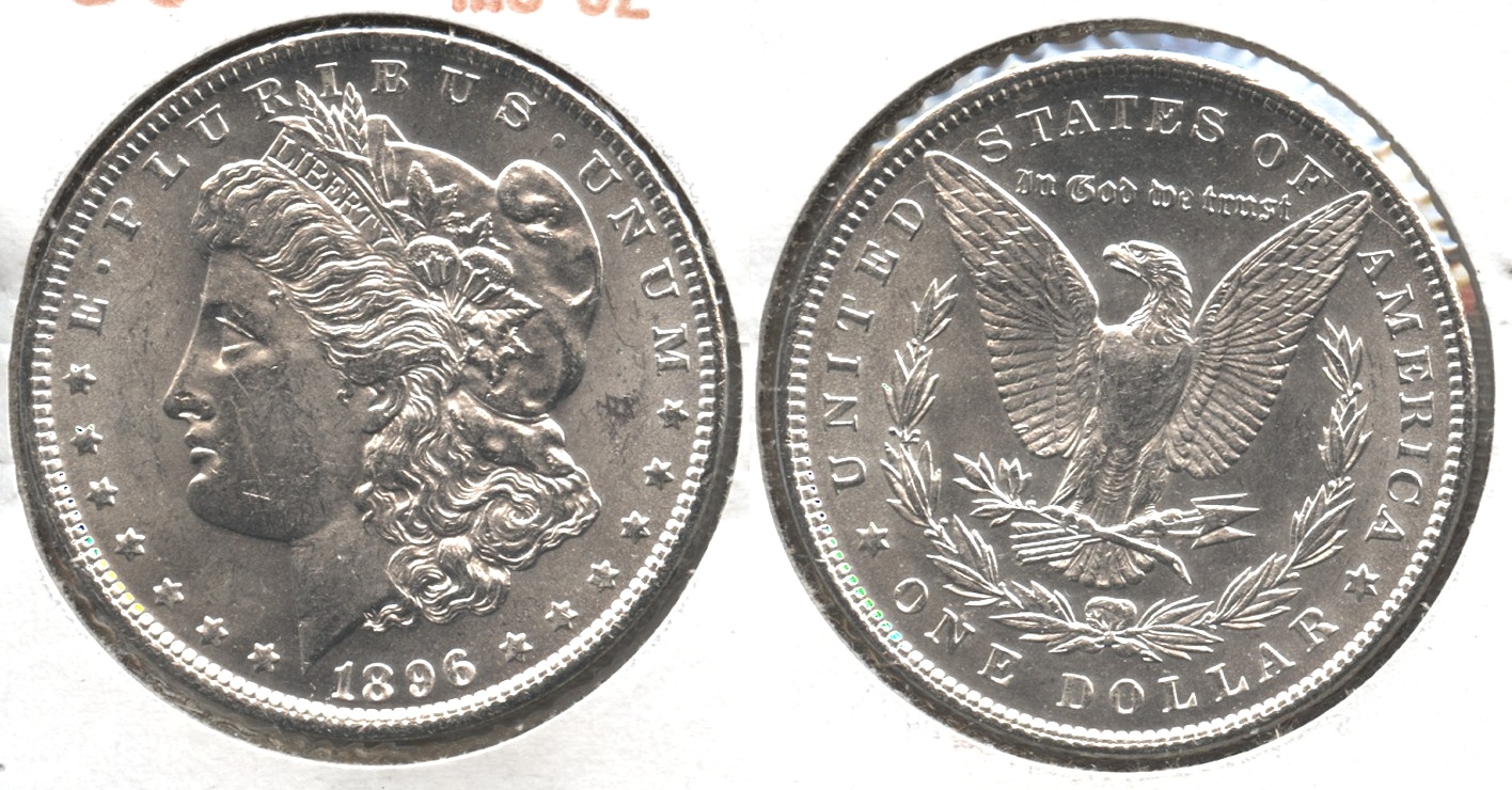 1896 Morgan Silver Dollar MS-62 #c