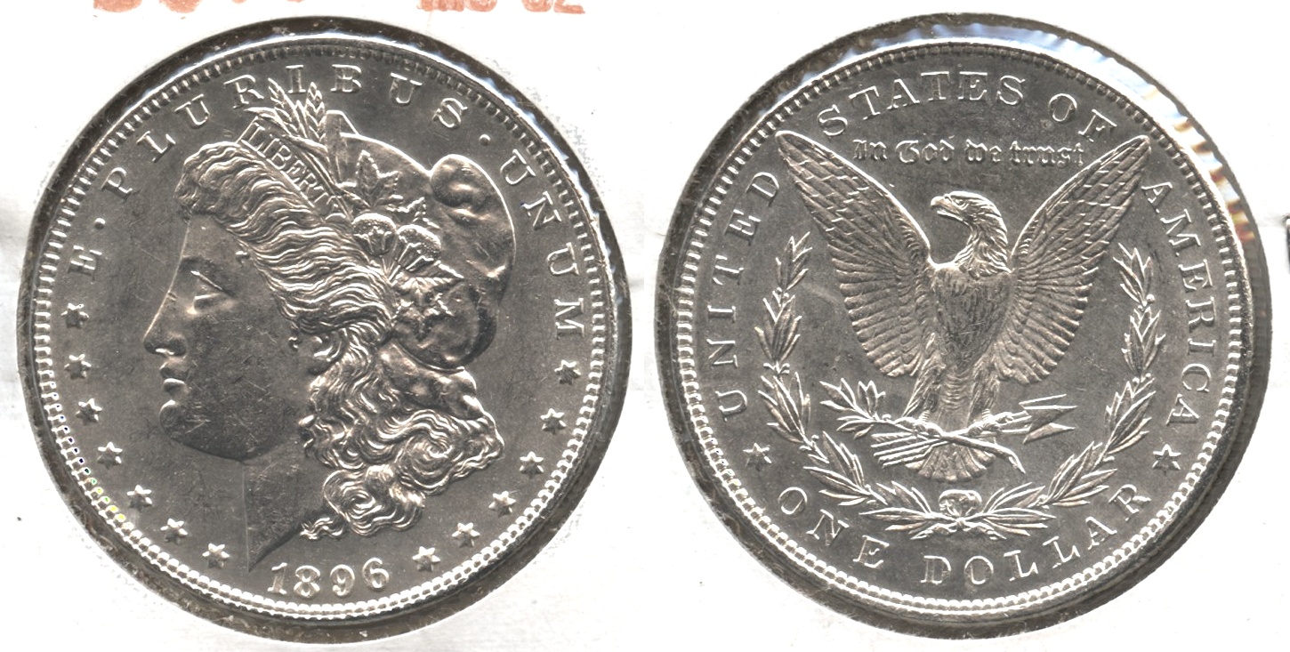 1896 Morgan Silver Dollar MS-62 #f