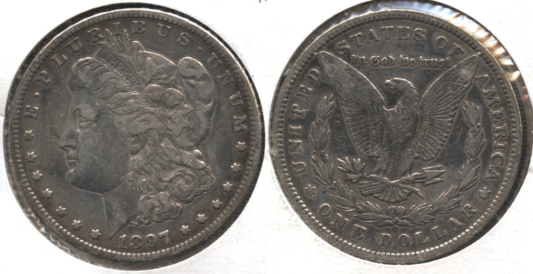 1897-O Morgan Silver Dollar VF-20 #a Cleaned