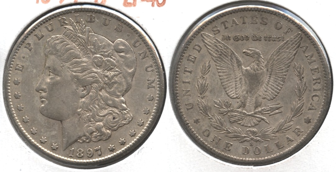 1897-S Morgan Silver Dollar EF-40 #c