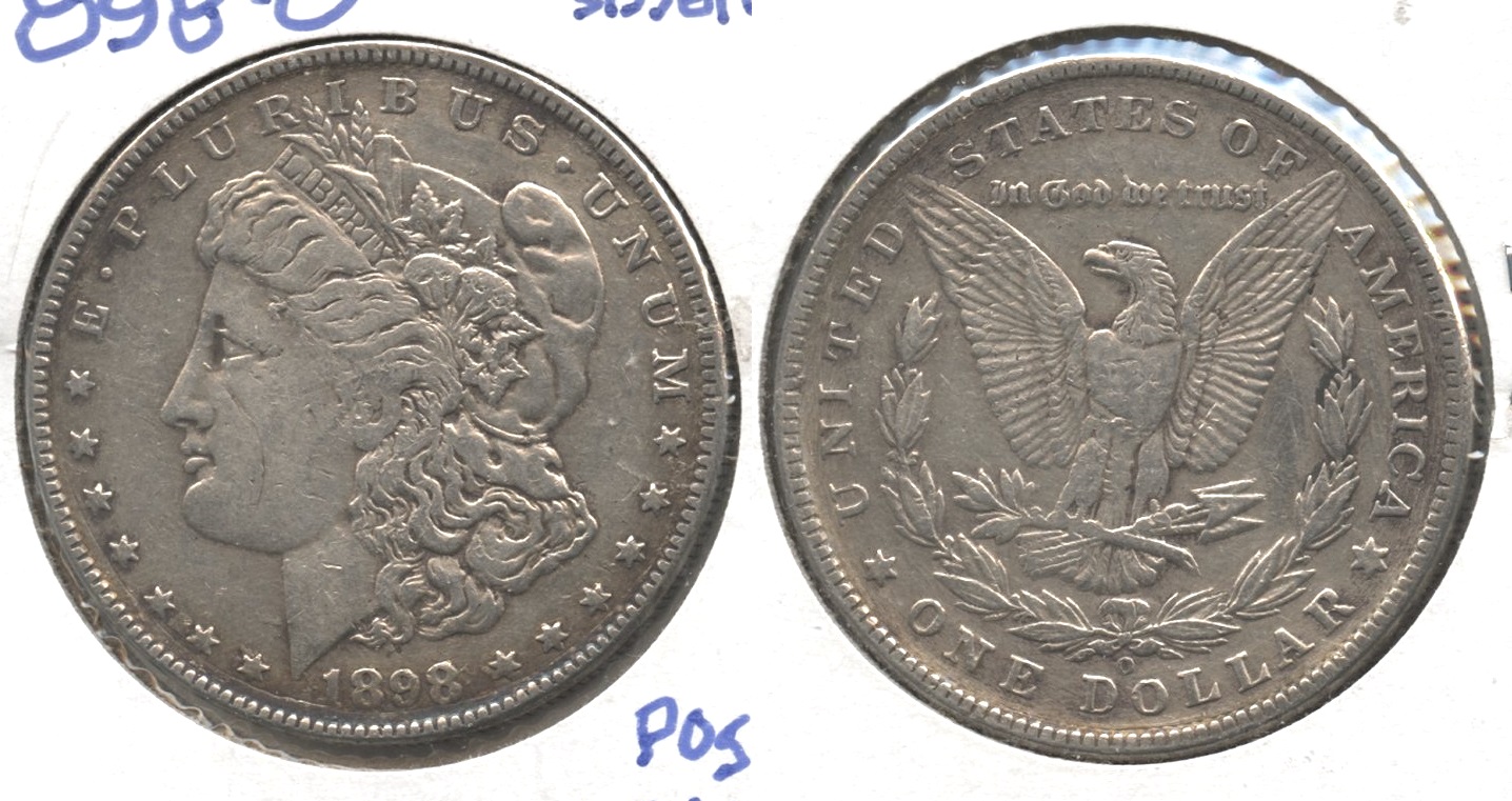 1898-O Morgan Silver Dollar Counterfeit