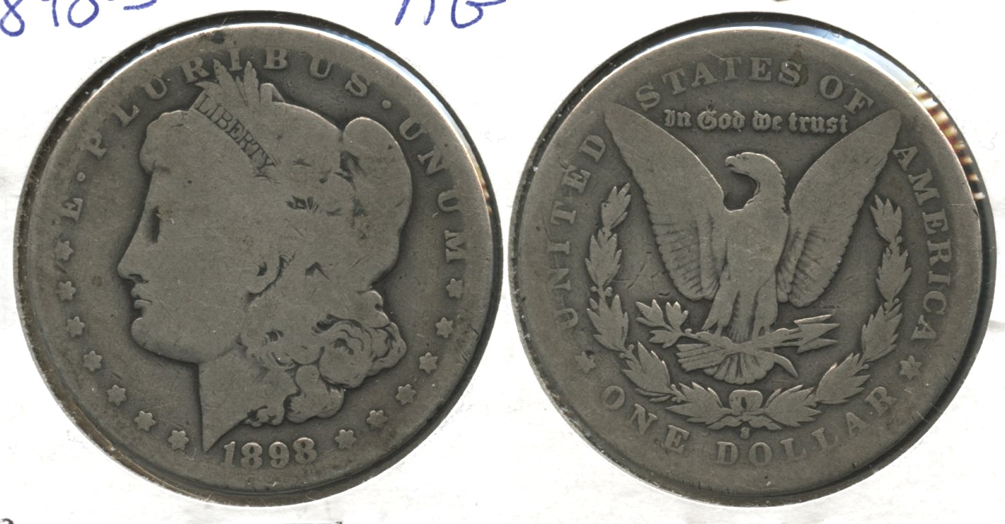 1898-S Morgan Silver Dollar AG-3 #a