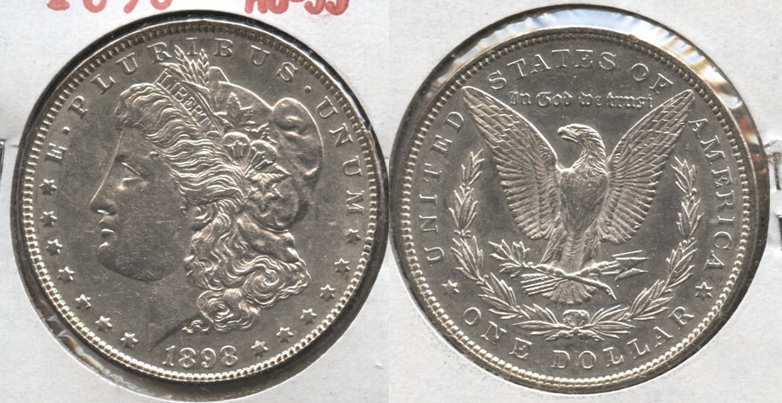 1898 Morgan Silver Dollar AU-55 #a