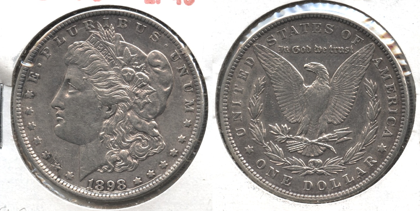 1898 Morgan Silver Dollar EF-40 #ag