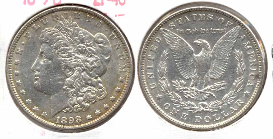 1898 Morgan Silver Dollar EF-40 i