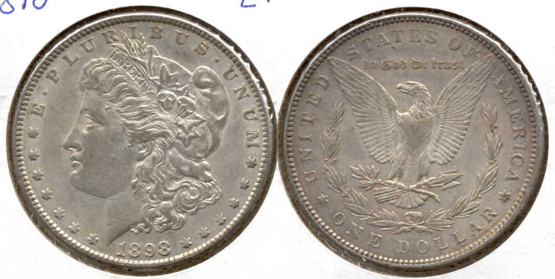 1898 Morgan Silver Dollar EF-40 o