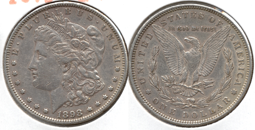 1898 Morgan Silver Dollar EF-40 r