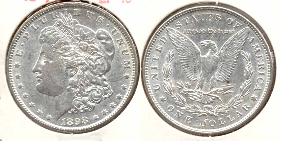 1898 Morgan Silver Dollar EF-45 b