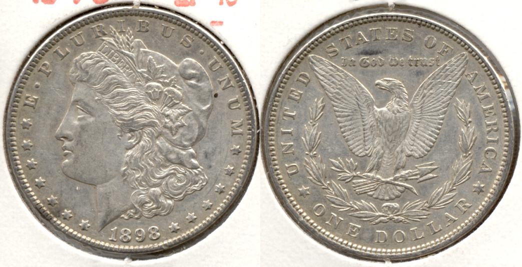 1898 Morgan Silver Dollar EF-45 j