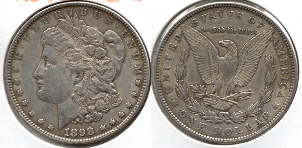 1898 Morgan Silver Dollar EF-45 k