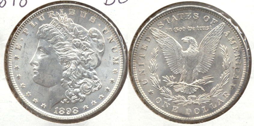 1898 Morgan Silver Dollar MS-60 a
