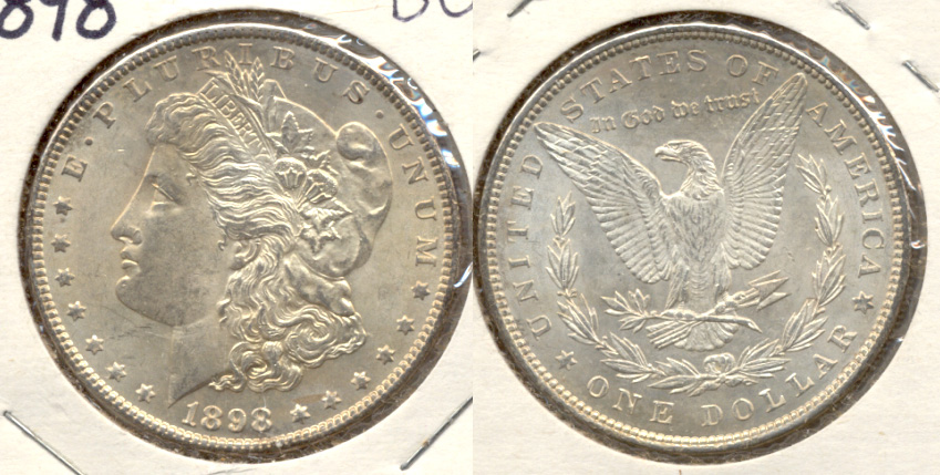 1898 Morgan Silver Dollar MS-60 d